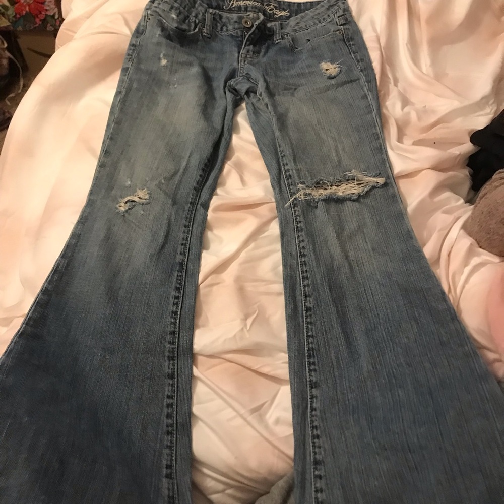 american eagle vintage bell bottoms, 0